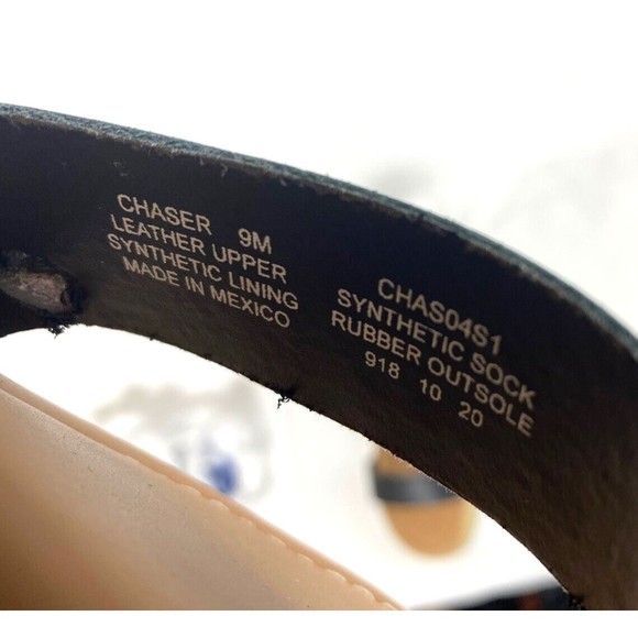 Steve Madden Espadrille Sandals Womens Size 9M Slingback Black Leather Open Toe - Picture 13 of 14